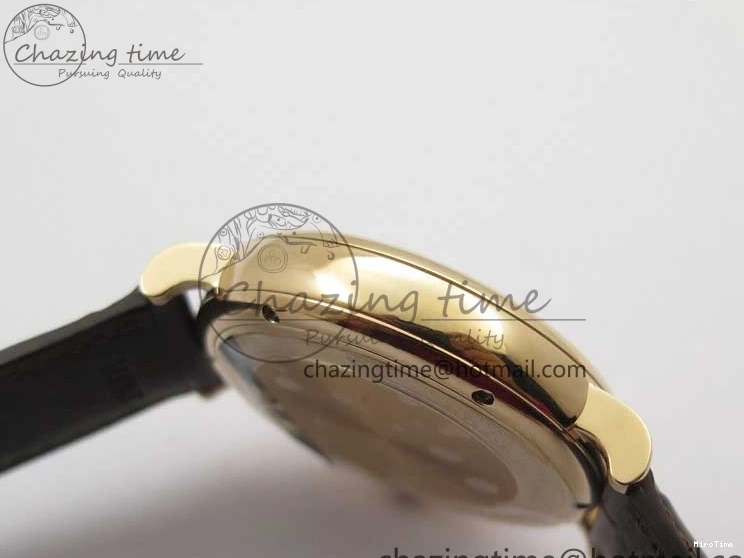 MIROTIME 0415 Stylish Portofino IW459402 RG MKS 1:1 Best Edition White Dial on Brown Leather Strap Miyota 7084